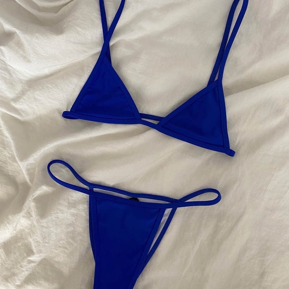 BASIC SWIM ROYAL BLUE BIKINI